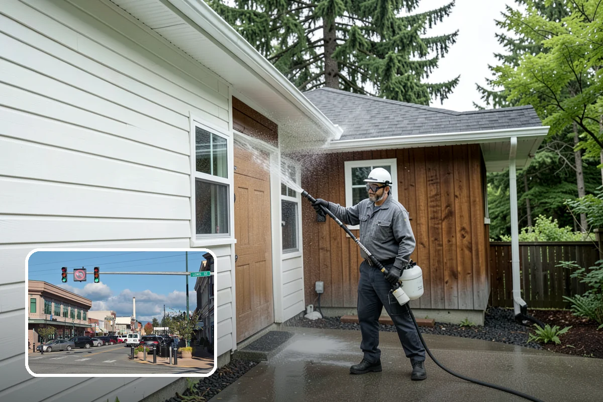 Post-Storm Roof Cleaning in Monroe, Snohomish County, WA - Removes storm-dropped branches and conifer needles from the roof