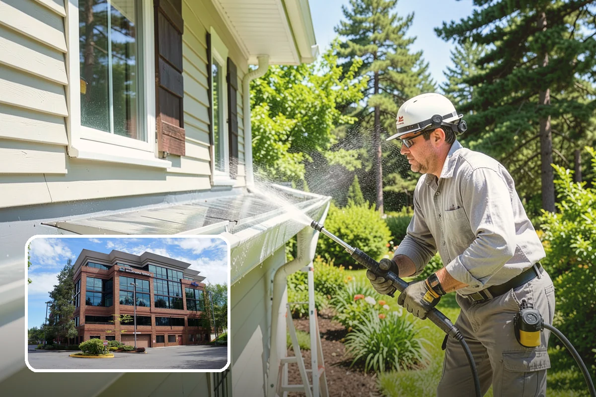 Post-Storm Roof Cleaning in Mountlake Terrace, Snohomish County, WA - Removes storm-dropped branches and conifer needles from the roof