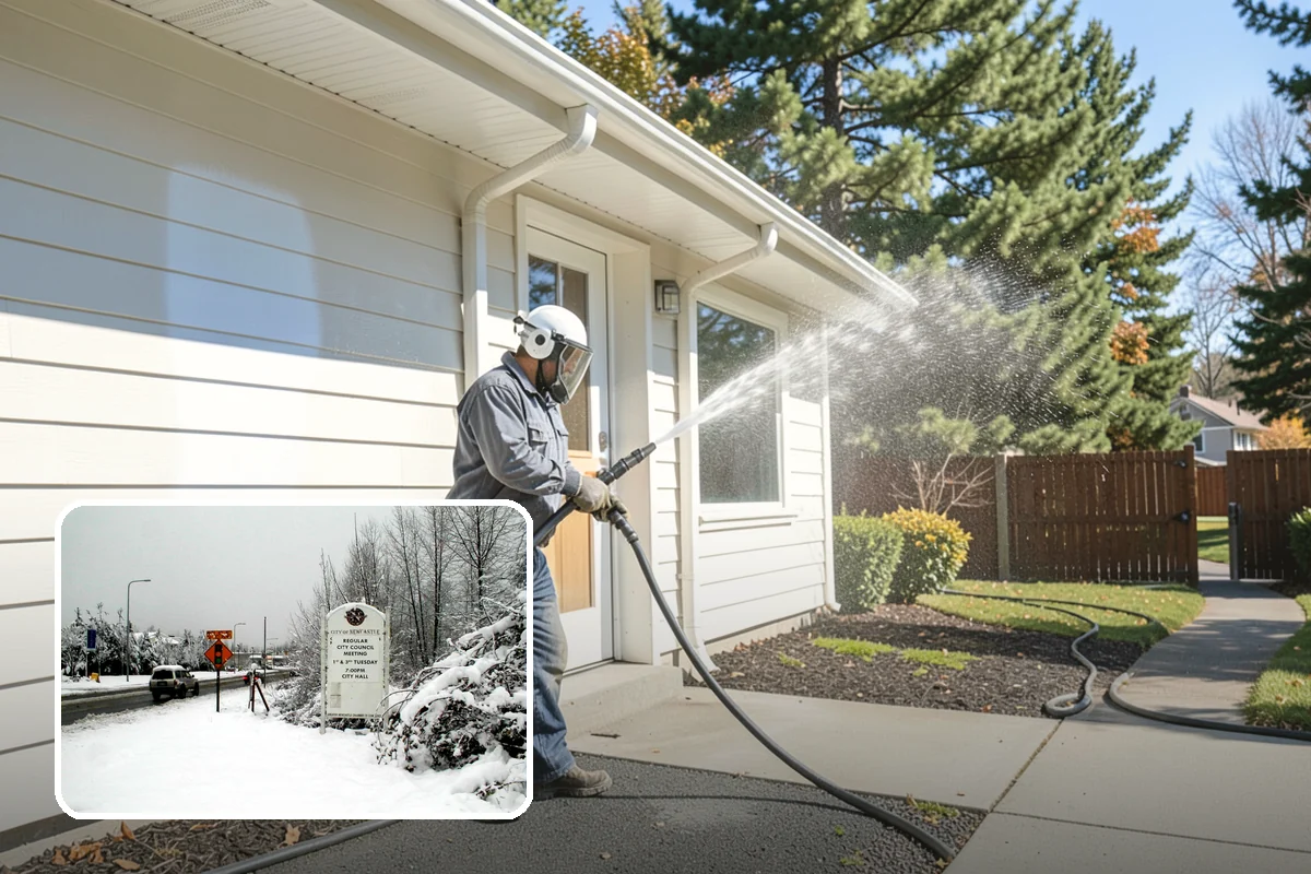 Post-Storm Roof Cleaning in Newcastle, King County, WA - Removes storm-dropped branches and conifer needles from the roof