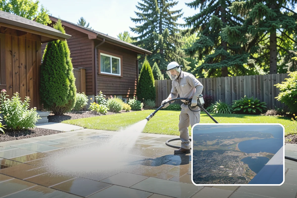 Post-Storm Roof Cleaning in Oak Harbor, Island County, WA - Removes storm-dropped branches and conifer needles from the roof