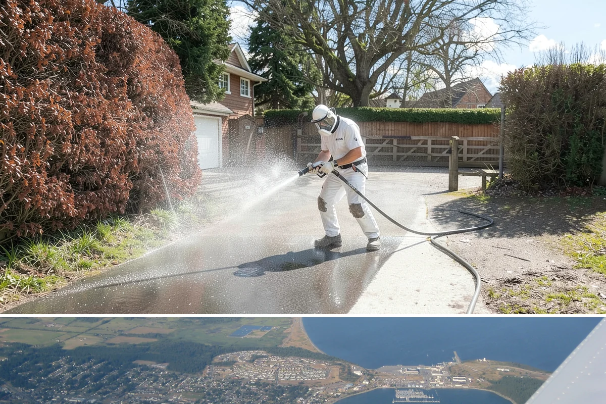 Post-Storm Roof Cleaning in Oak Harbor, Island County, WA - Schedule promptly after any windstorm, ideally within days before trapped debris begins driving moss growth.