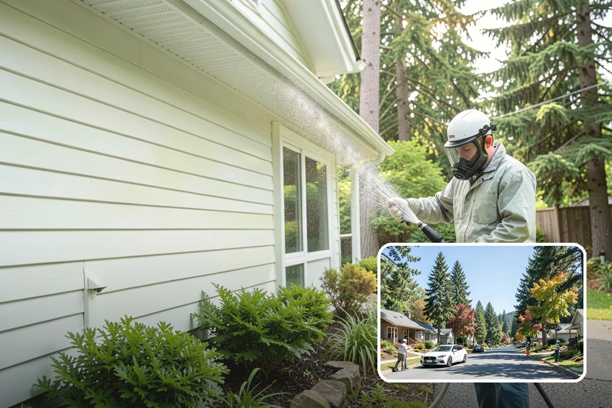 Post-Storm Roof Cleaning in Orting, Pierce County, WA - Removes storm-dropped branches and conifer needles from the roof