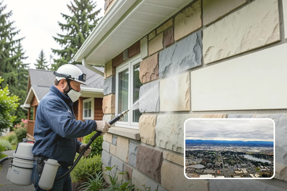 Post-Storm Roof Cleaning in SeaTac, King County, WA - Removes storm-dropped branches and conifer needles from the roof
