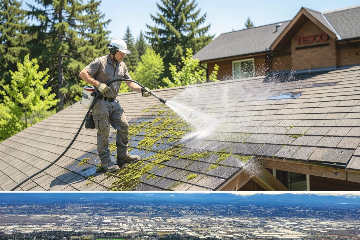 Post-Storm Roof Cleaning in SeaTac, King County, WA - Schedule promptly after any windstorm, ideally within days before trapped debris begins driving moss growth.