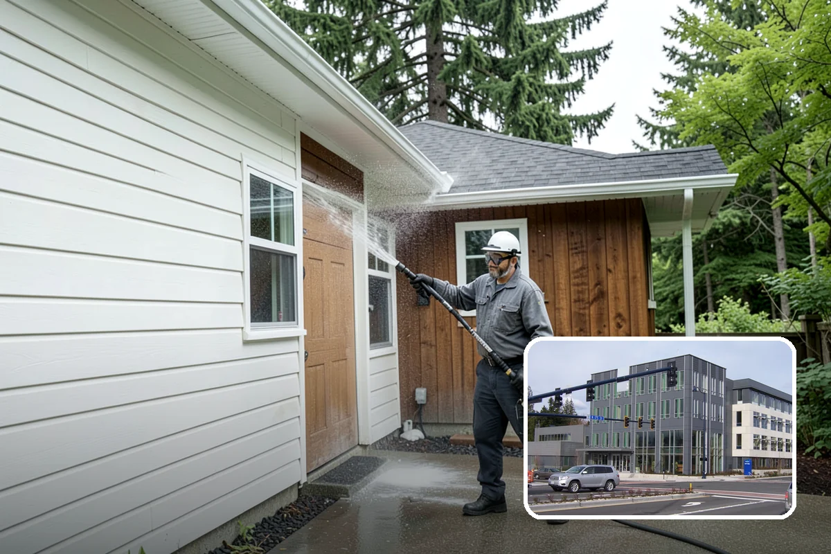 Post-Storm Roof Cleaning in Shoreline, King County, WA - Removes storm-dropped branches and conifer needles from the roof