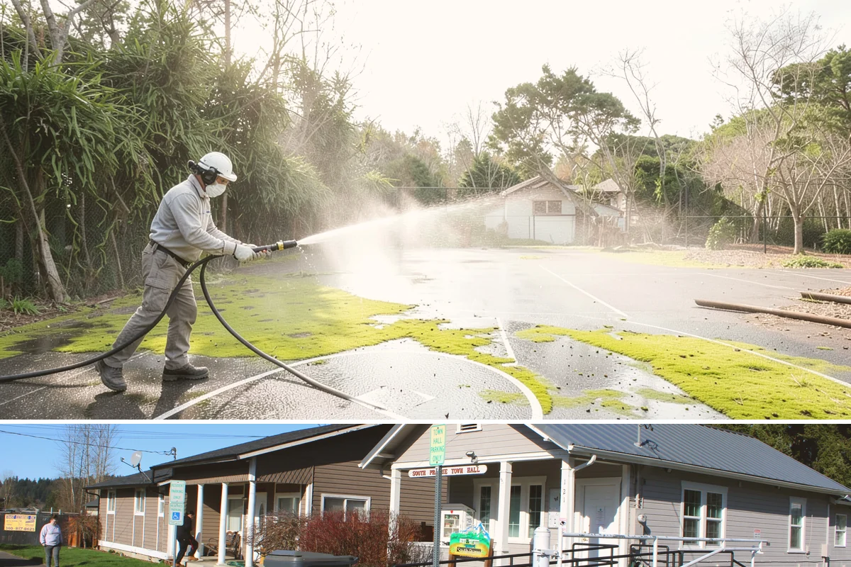 Post-Storm Roof Cleaning in South Prairie, Pierce County, WA - Schedule promptly after any windstorm, ideally within days before trapped debris begins driving moss growth.