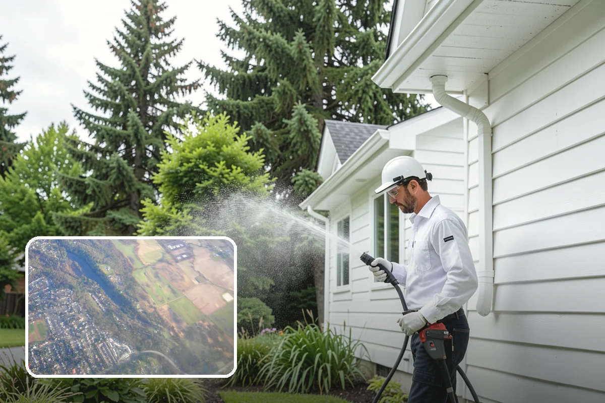 Pre-Sale Exterior Cleaning in Algona, King County, WA - Boosts curb appeal right before listing photos and showings