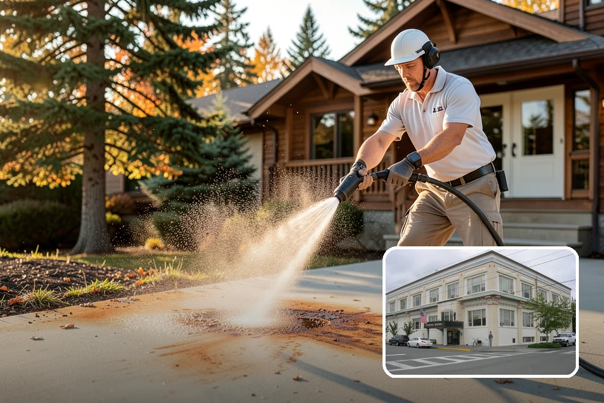 Pre-Sale Exterior Cleaning in Anacortes, Skagit County, WA - Boosts curb appeal right before listing photos and showings