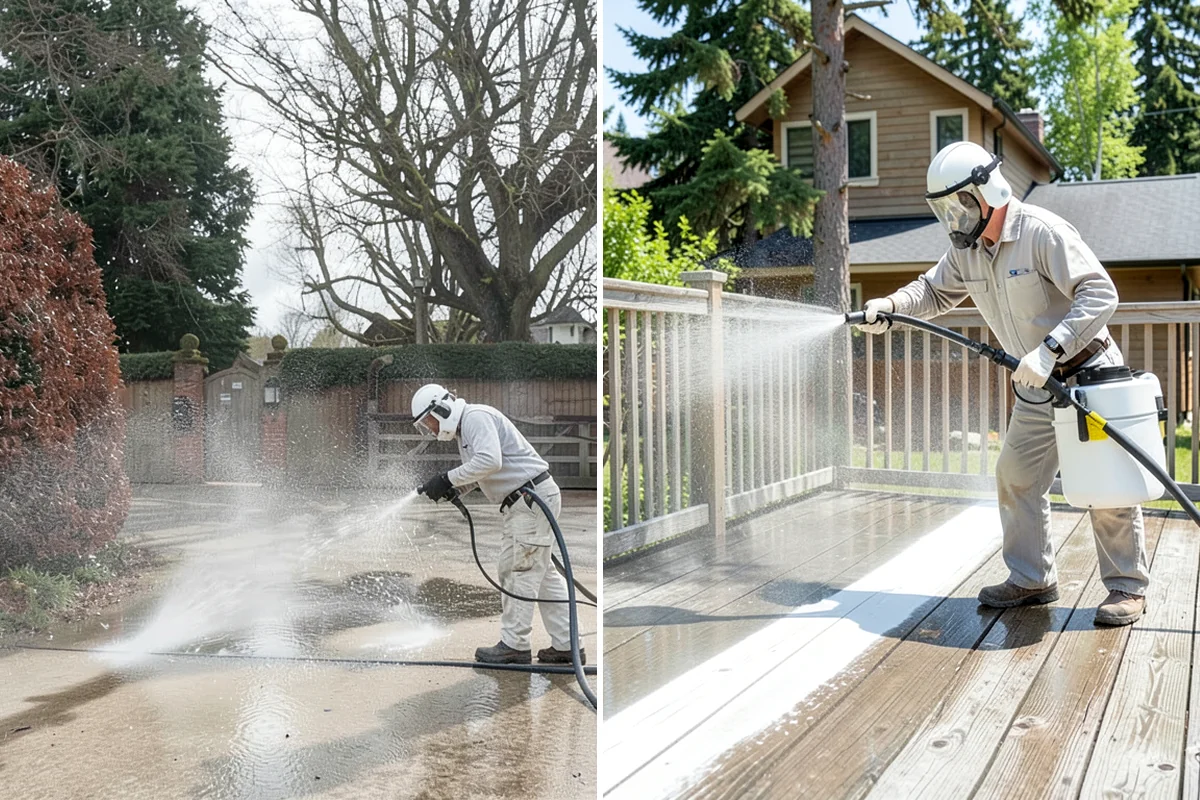 Pre-Sale Exterior Cleaning in Arlington, Snohomish County, WA - Review the listing surfaces most visible to buyers