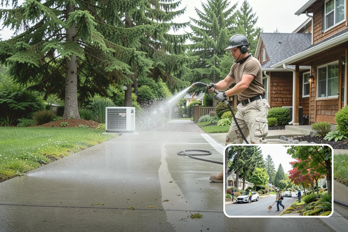 Pre-Sale Exterior Cleaning in Beaux Arts Village, King County, WA - Boosts curb appeal right before listing photos and showings