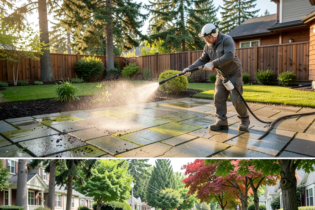 Pre-Sale Exterior Cleaning in Beaux Arts Village, King County, WA - Time the cleaning a few days before listing photos, choosing a dry window so surfaces look their brightest on camera.