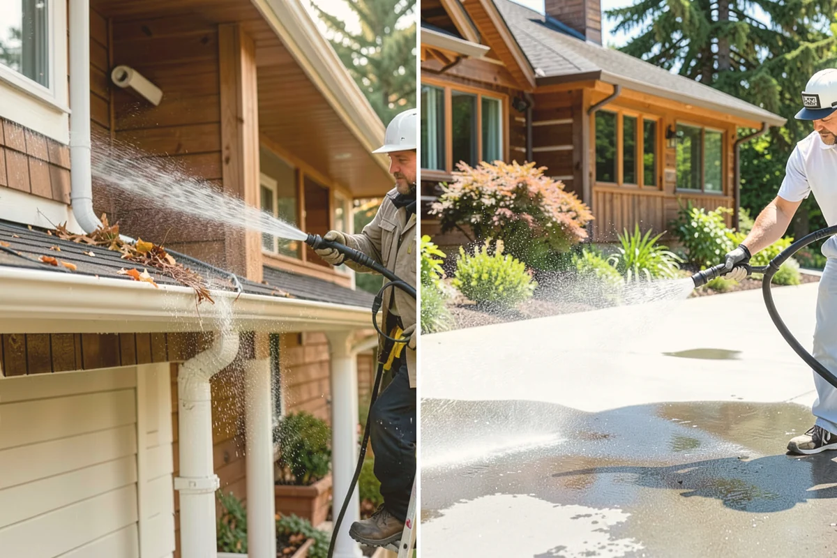 Pre-Sale Exterior Cleaning in Bellevue, King County, WA - Review the listing surfaces most visible to buyers