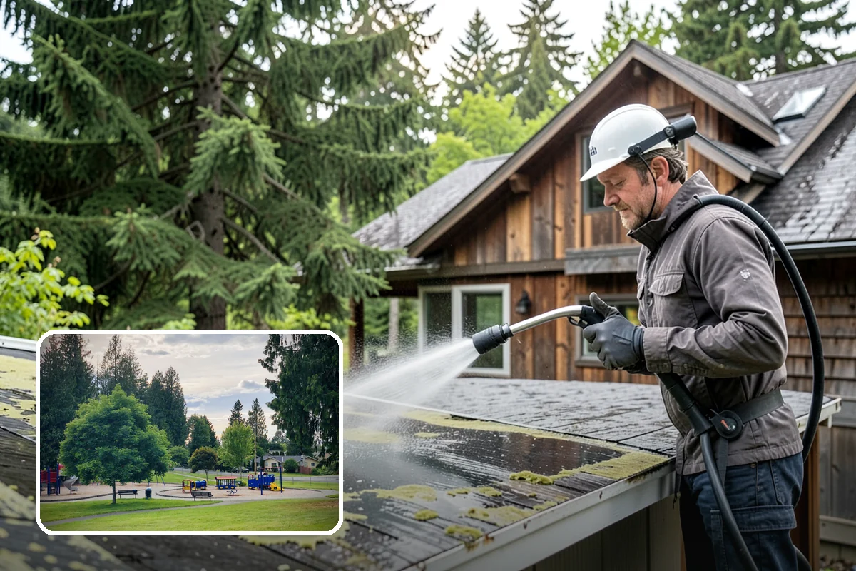 Pre-Sale Exterior Cleaning in Bonney Lake, Pierce County, WA - Boosts curb appeal right before listing photos and showings