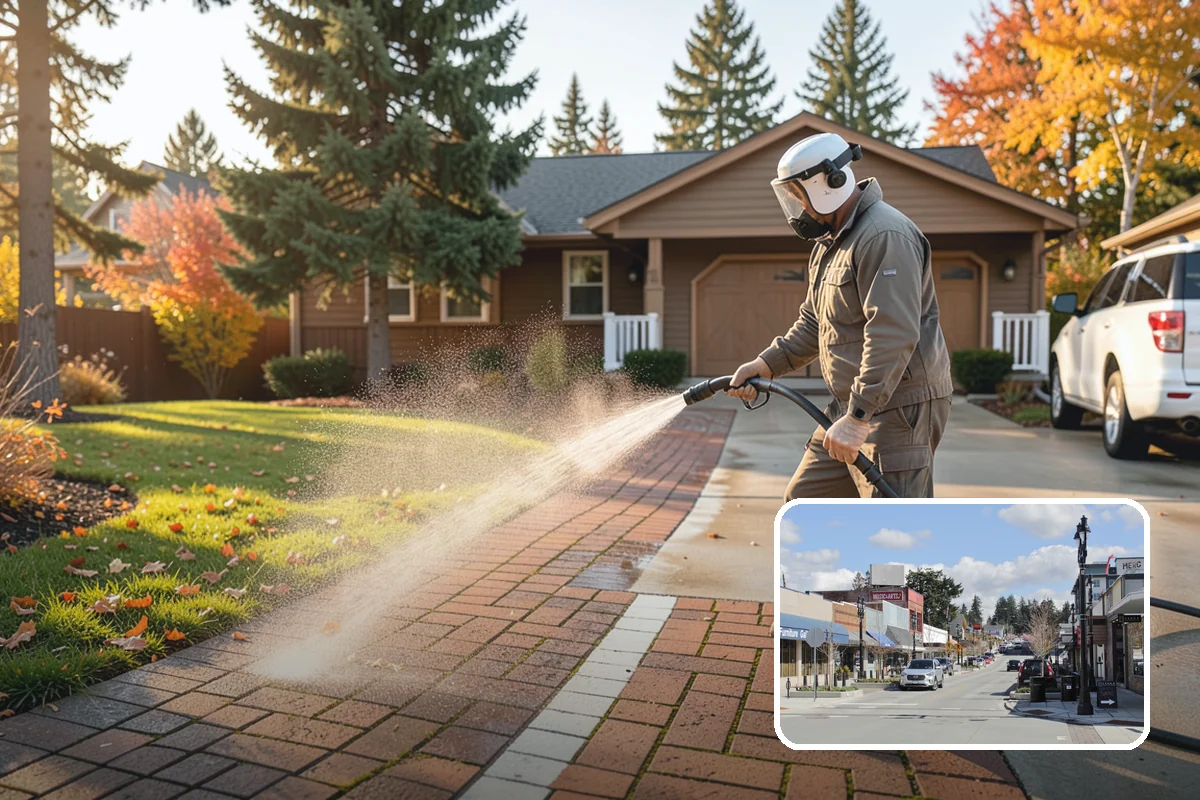 Pre-Sale Exterior Cleaning in Bothell, King County, WA - Boosts curb appeal right before listing photos and showings