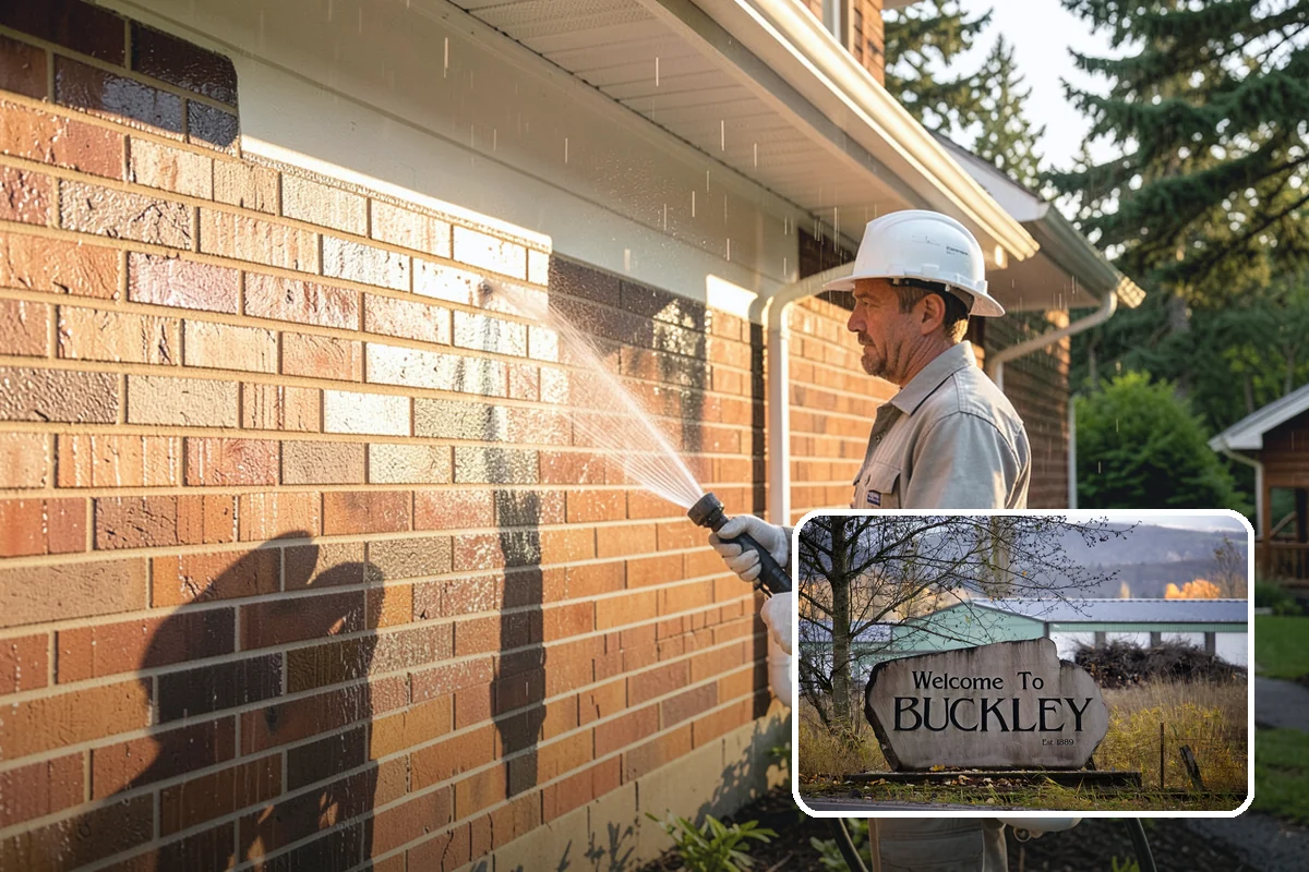 Pre-Sale Exterior Cleaning in Buckley, Pierce County, WA - Boosts curb appeal right before listing photos and showings
