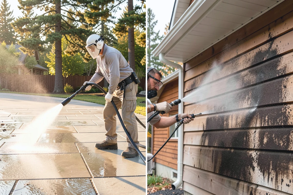 Pre-Sale Exterior Cleaning in Buckley, Pierce County, WA - Review the listing surfaces most visible to buyers