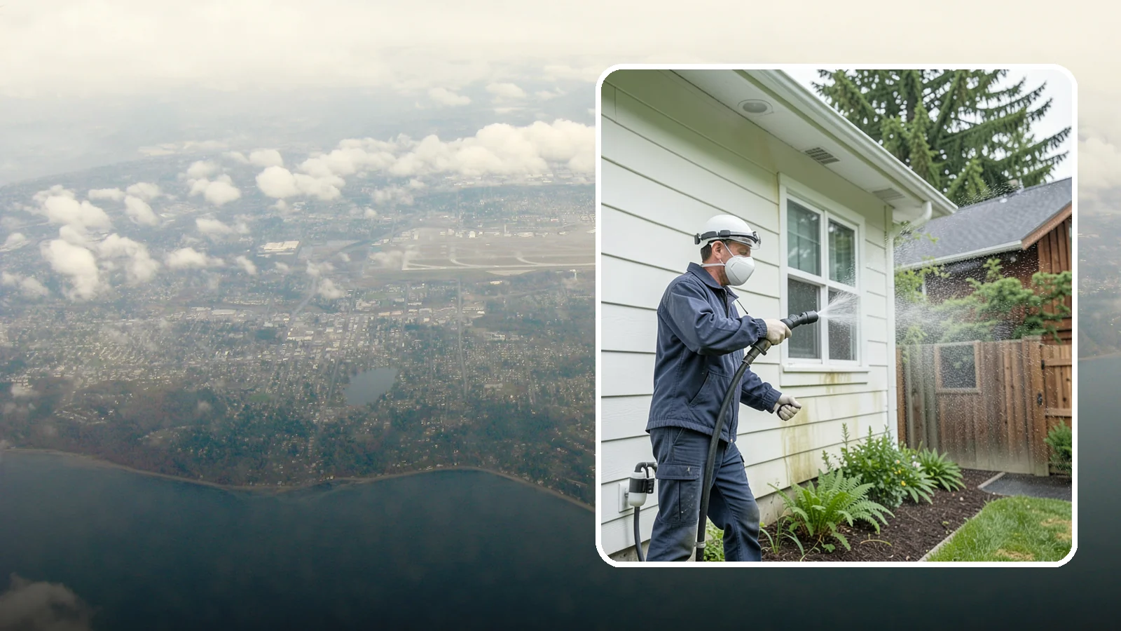 Pre-Sale Exterior Cleaning in Burien, King County, WA - Pre-sale exterior cleaning maximizes curb appeal before listing by removing the algae and grime that make a home look tired in...