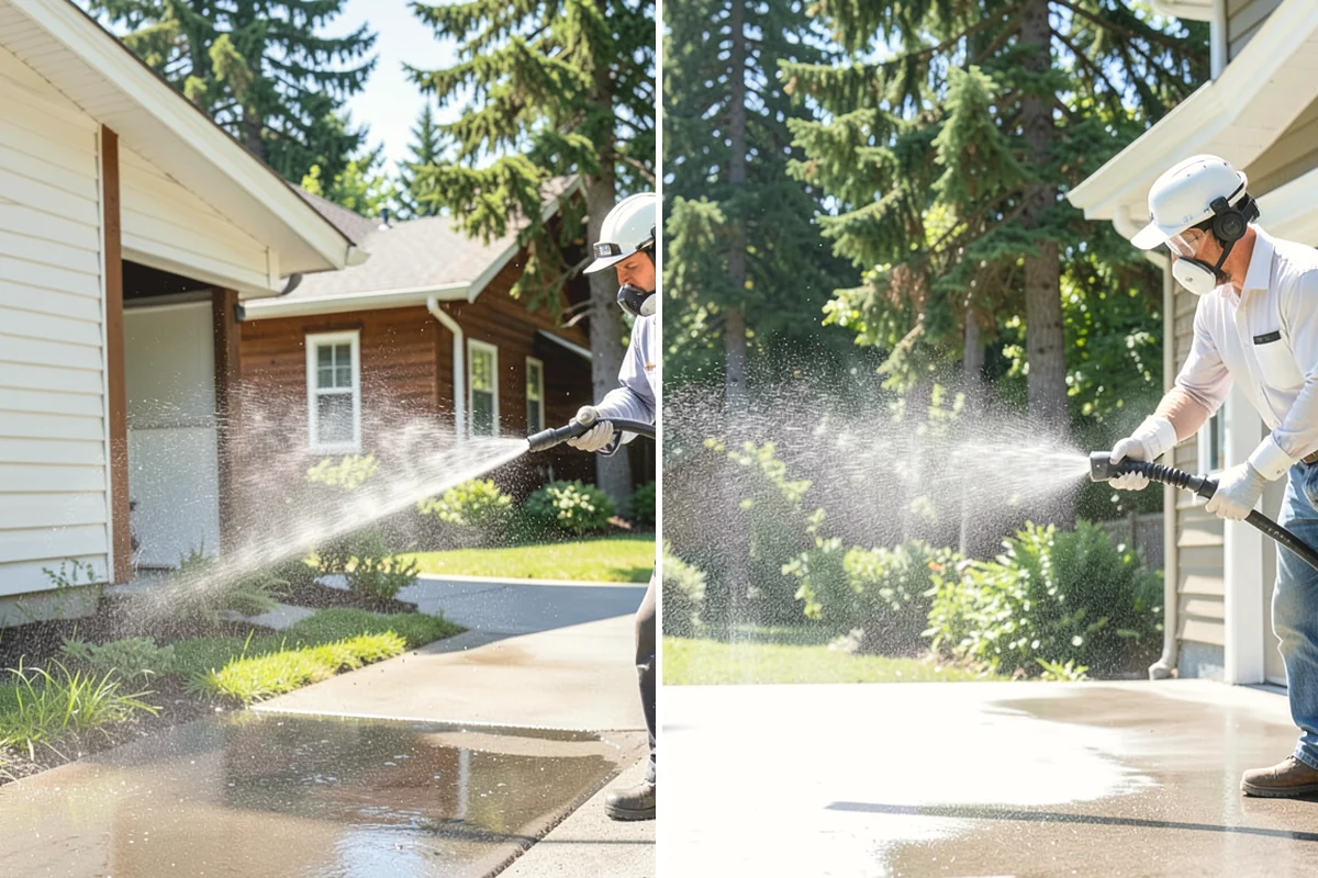 Pre-Sale Exterior Cleaning in Carbonado, Pierce County, WA - Review the listing surfaces most visible to buyers