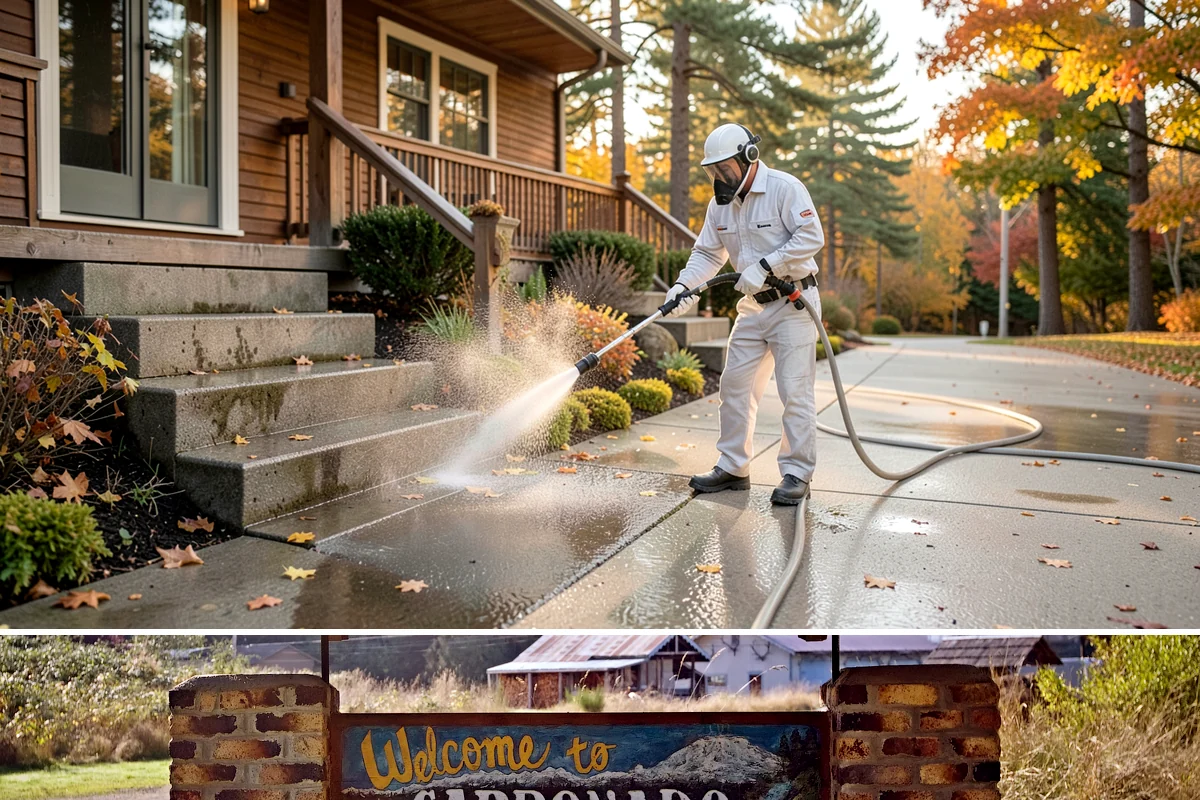 Pre-Sale Exterior Cleaning in Carbonado, Pierce County, WA - Time the cleaning a few days before listing photos, choosing a dry window so surfaces look their brightest on camera.