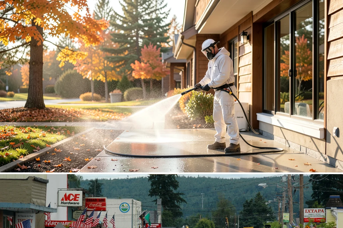 Pre-Sale Exterior Cleaning in Carnation, King County, WA - Time the cleaning a few days before listing photos, choosing a dry window so surfaces look their brightest on camera.