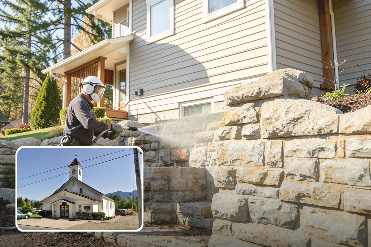 Pre-Sale Exterior Cleaning in Concrete, Skagit County, WA - Boosts curb appeal right before listing photos and showings