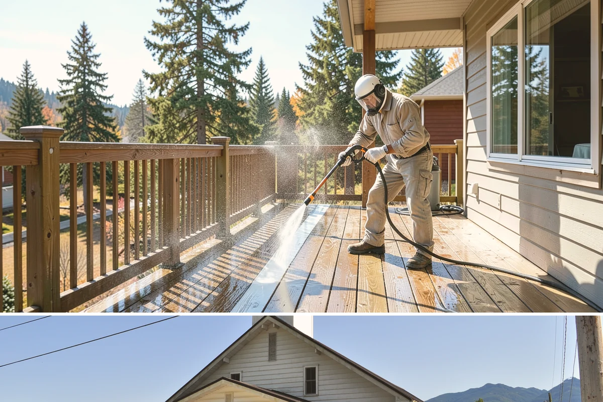 Pre-Sale Exterior Cleaning in Concrete, Skagit County, WA - Time the cleaning a few days before listing photos, choosing a dry window so surfaces look their brightest on camera.