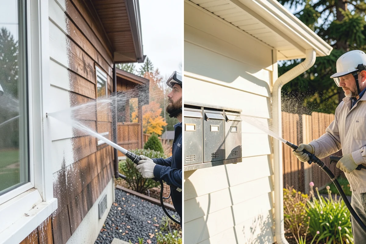 Pre-Sale Exterior Cleaning in Coupeville, Island County, WA - Review the listing surfaces most visible to buyers