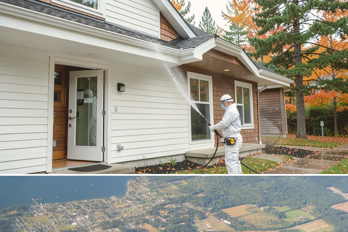 Pre-Sale Exterior Cleaning in Coupeville, Island County, WA - Time the cleaning a few days before listing photos, choosing a dry window so surfaces look their brightest on camera.