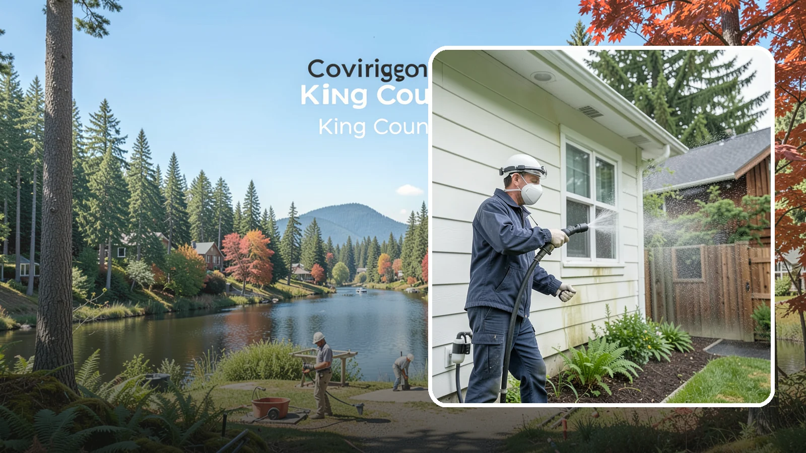 Pre-Sale Exterior Cleaning in Covington, King County, WA - Pre-sale exterior cleaning maximizes curb appeal before listing by removing the algae and grime that make a home look tired in...