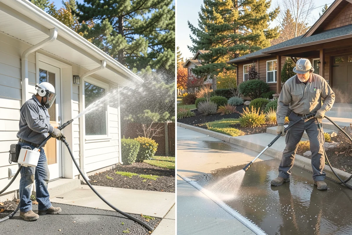 Pre-Sale Exterior Cleaning in Covington, King County, WA - Review the listing surfaces most visible to buyers