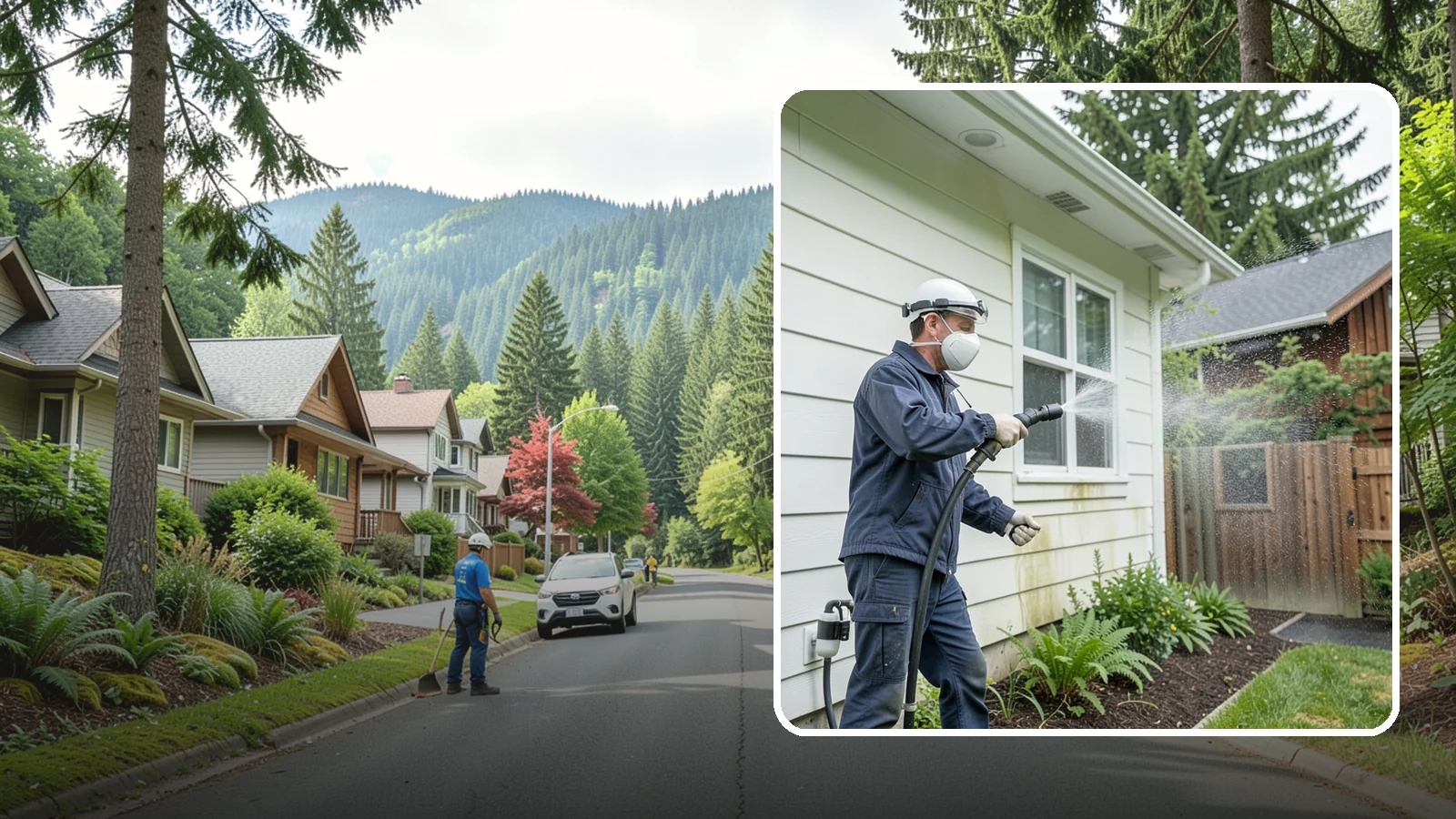 Pre-Sale Exterior Cleaning in Darrington, Snohomish County, WA - Pre-sale exterior cleaning maximizes curb appeal before listing by removing the algae and grime that make a home look tired in...