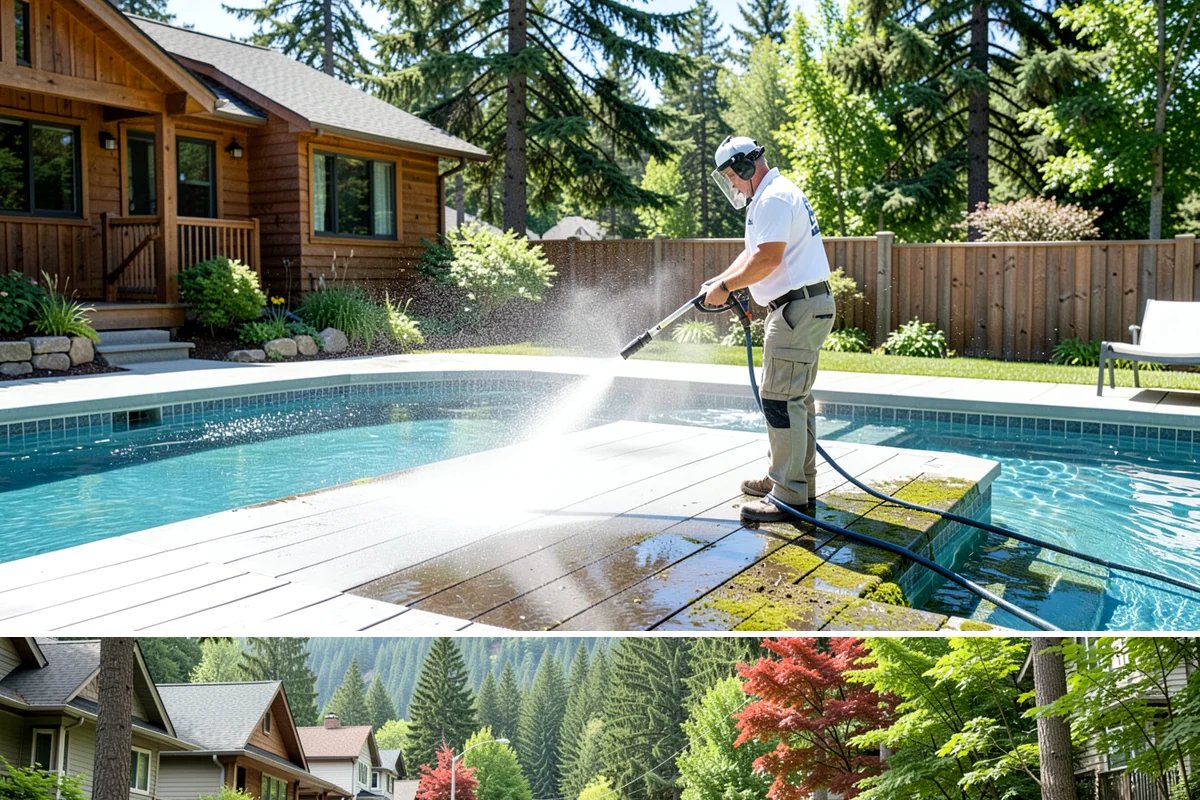 Pre-Sale Exterior Cleaning in Darrington, Snohomish County, WA - Time the cleaning a few days before listing photos, choosing a dry window so surfaces look their brightest on camera.