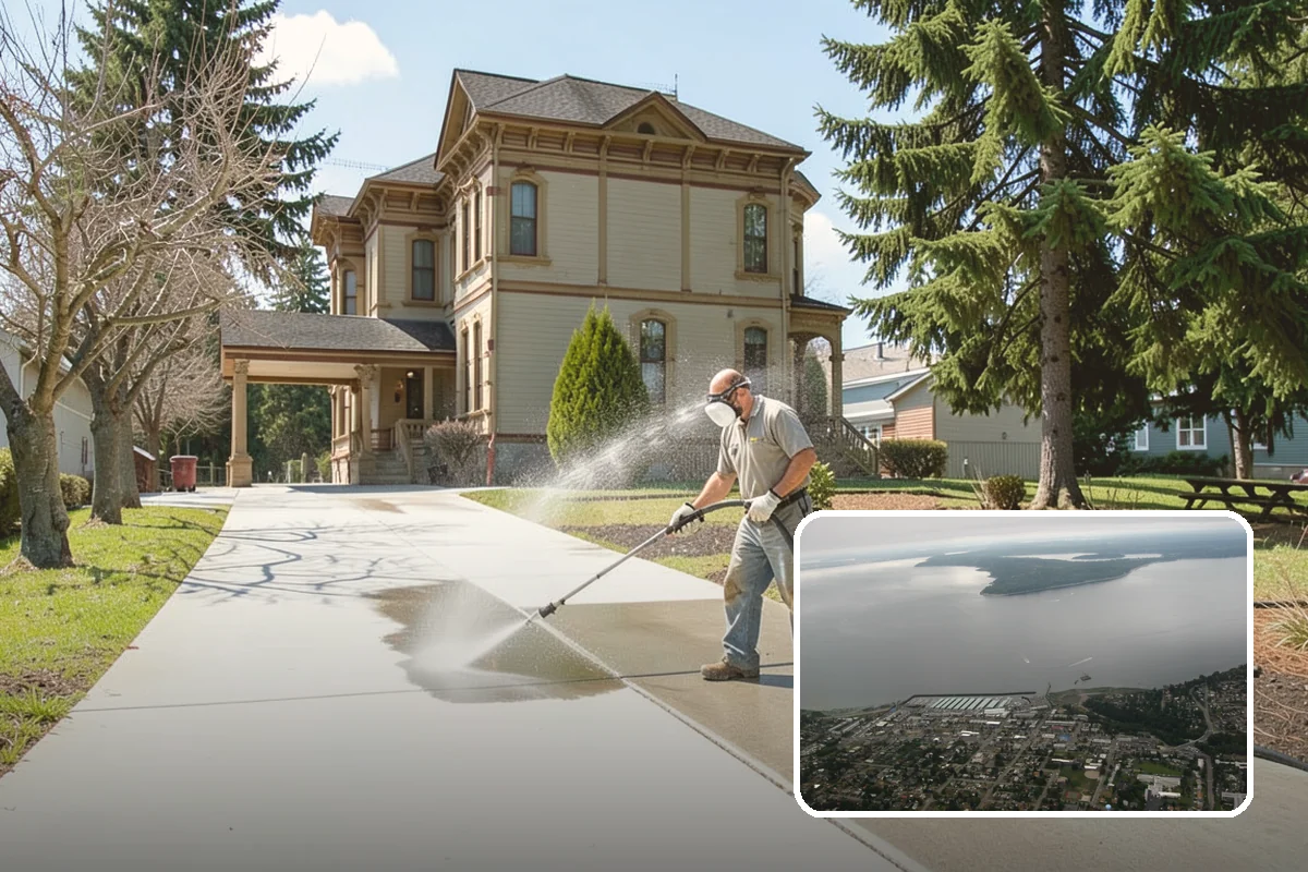 Pre-Sale Exterior Cleaning in Des Moines, King County, WA - Boosts curb appeal right before listing photos and showings