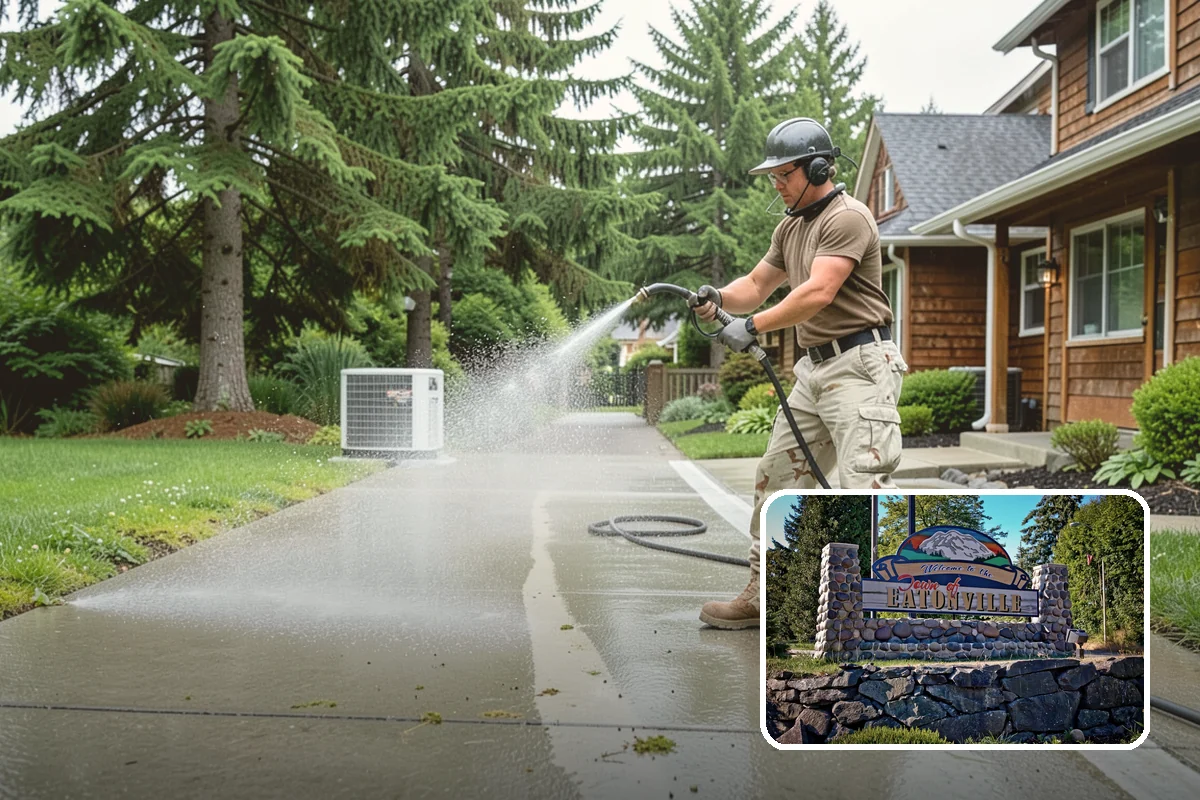 Pre-Sale Exterior Cleaning in Eatonville, Pierce County, WA - Boosts curb appeal right before listing photos and showings
