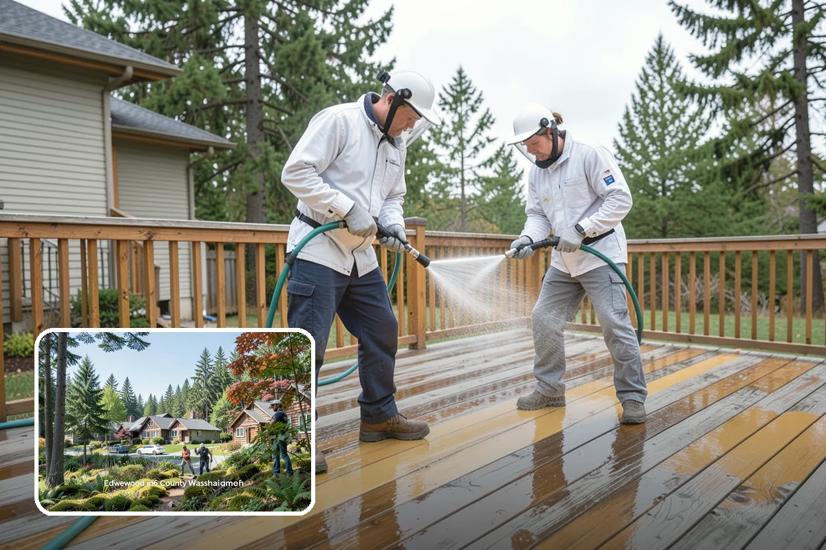 Pre-Sale Exterior Cleaning in Edgewood, Pierce County, WA - Boosts curb appeal right before listing photos and showings
