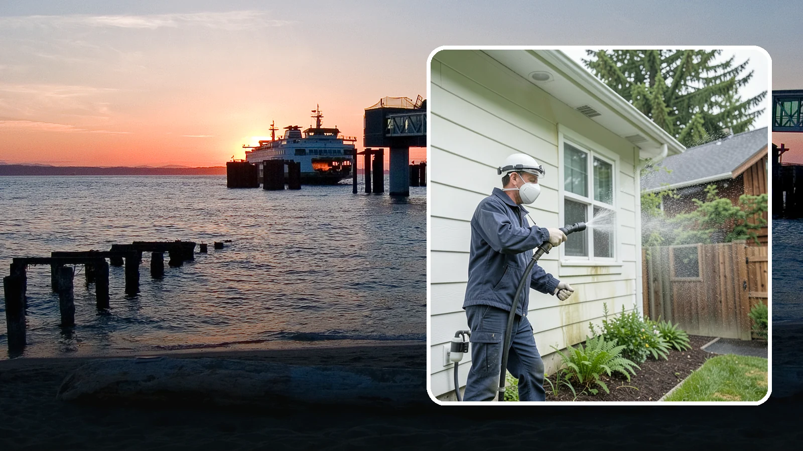 Pre-Sale Exterior Cleaning in Edmonds, Snohomish County, WA - Pre-sale exterior cleaning maximizes curb appeal before listing by removing the algae and grime that make a home look tired in...
