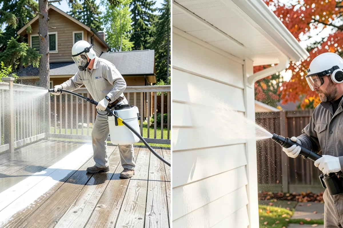 Pre-Sale Exterior Cleaning in Federal Way, King County, WA - Review the listing surfaces most visible to buyers