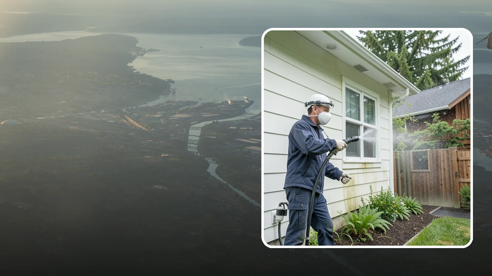 Pre-Sale Exterior Cleaning in Fife, Pierce County, WA - Pre-sale exterior cleaning maximizes curb appeal before listing by removing the algae and grime that make a home look tired in...