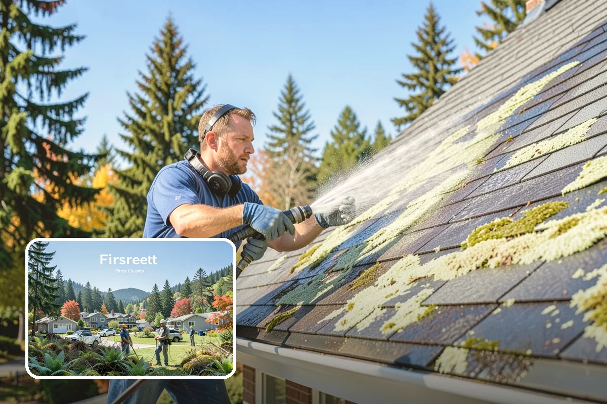 Pre-Sale Exterior Cleaning in Fircrest, Pierce County, WA - Boosts curb appeal right before listing photos and showings