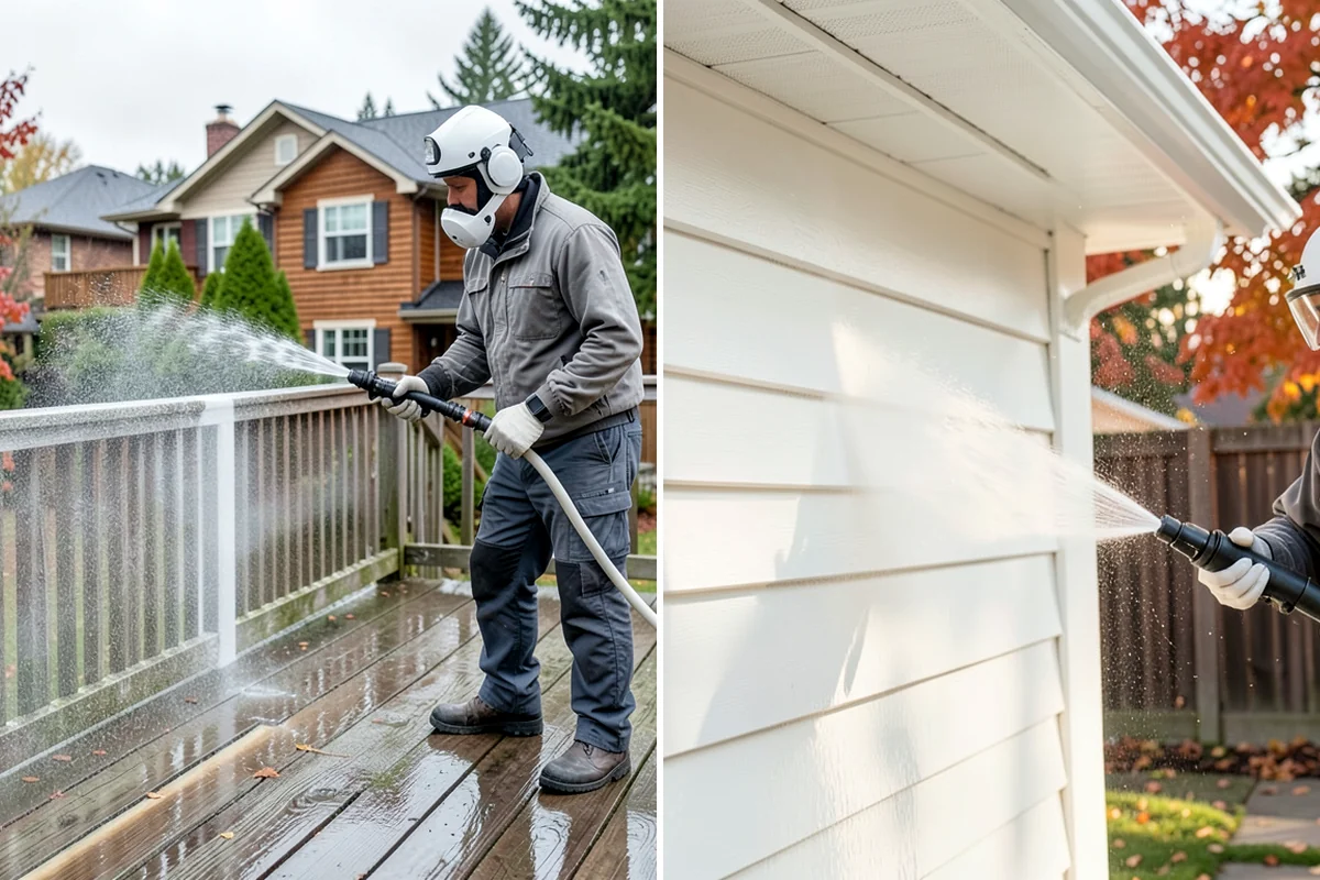 Pre-Sale Exterior Cleaning in Gig Harbor, Pierce County, WA - Review the listing surfaces most visible to buyers