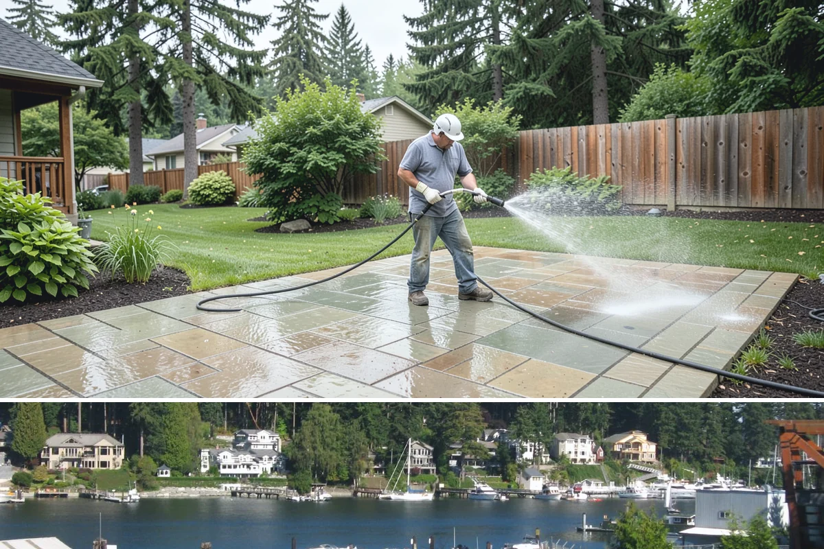 Pre-Sale Exterior Cleaning in Gig Harbor, Pierce County, WA - Time the cleaning a few days before listing photos, choosing a dry window so surfaces look their brightest on camera.
