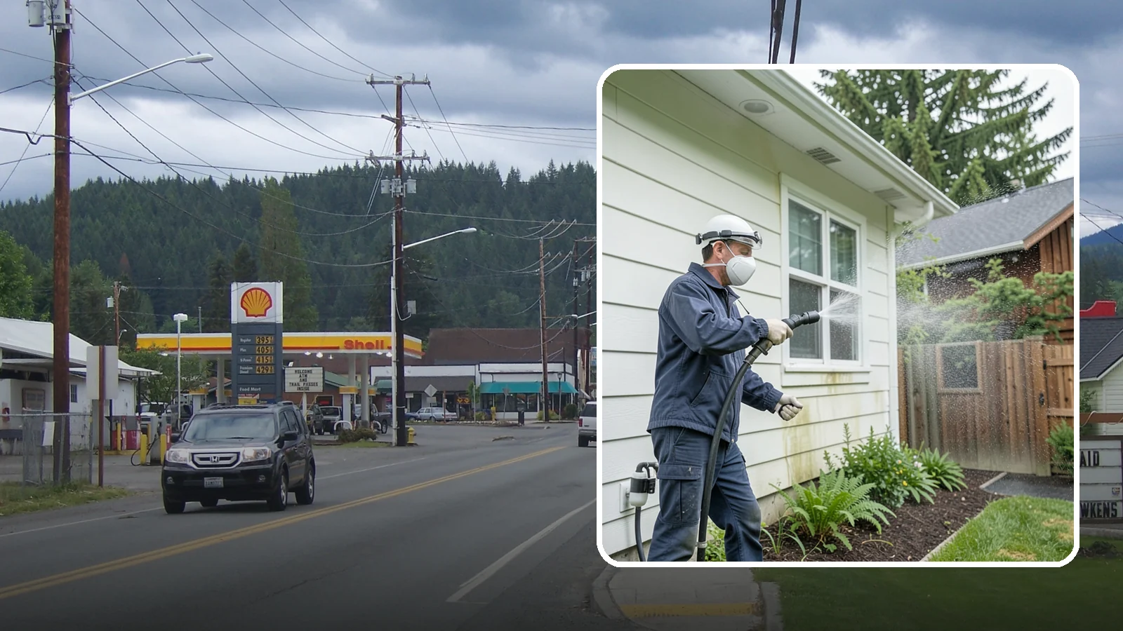 Pre-Sale Exterior Cleaning in Granite Falls, Snohomish County, WA - Pre-sale exterior cleaning maximizes curb appeal before listing by removing the algae and grime that make a home look tired in...