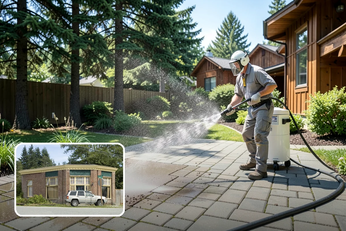 Pre-Sale Exterior Cleaning in Hamilton, Skagit County, WA - Boosts curb appeal right before listing photos and showings