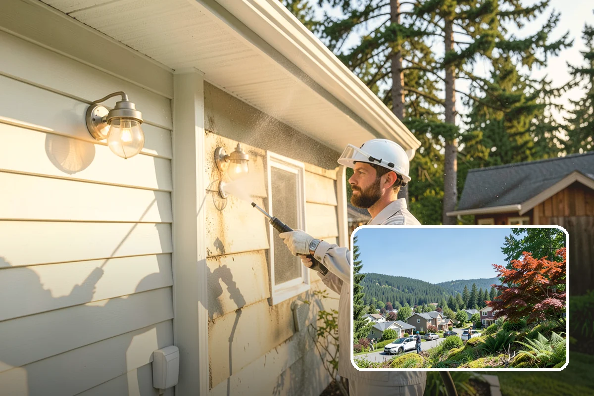 Pre-Sale Exterior Cleaning in Index, Snohomish County, WA - Boosts curb appeal right before listing photos and showings