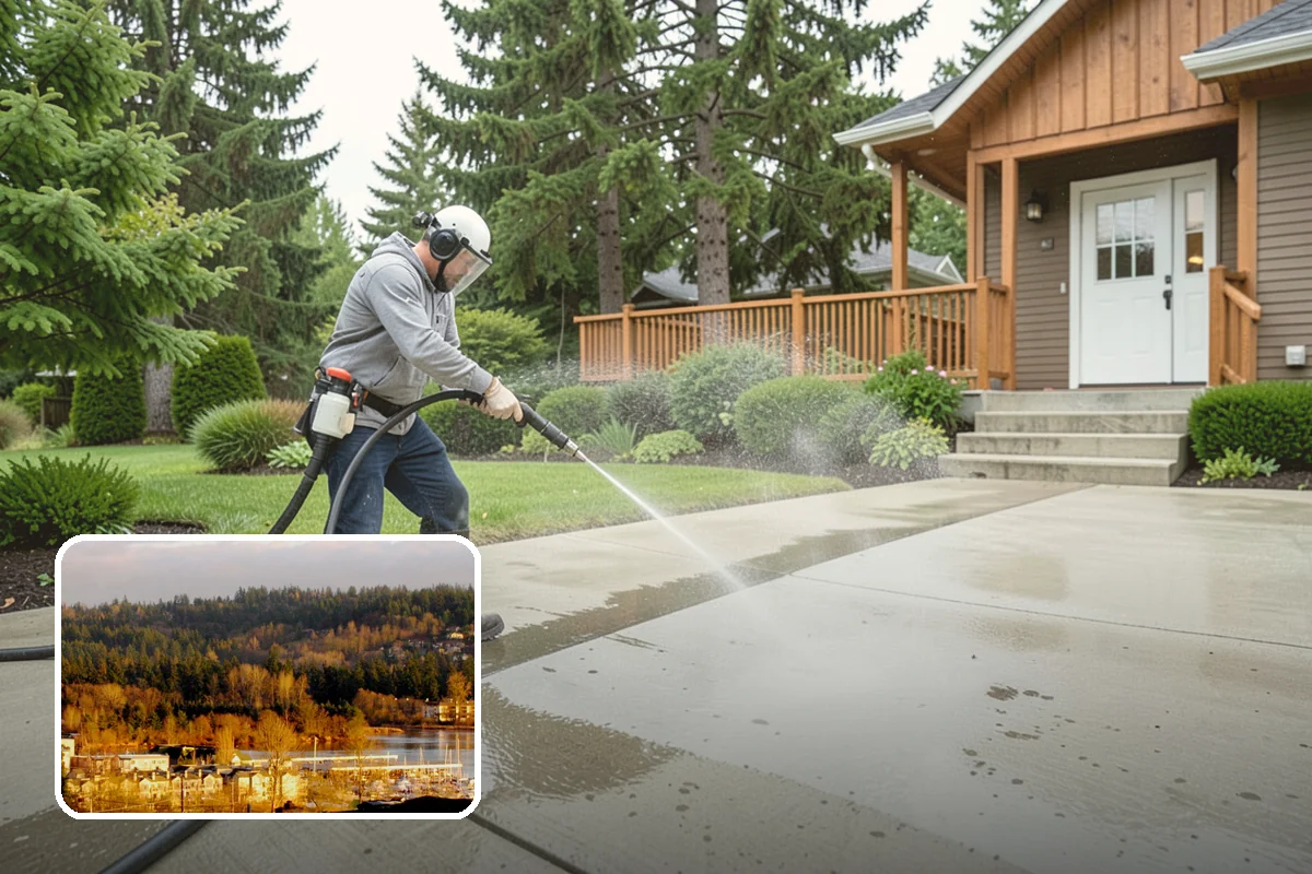 Pre-Sale Exterior Cleaning in Kenmore, King County, WA - Boosts curb appeal right before listing photos and showings