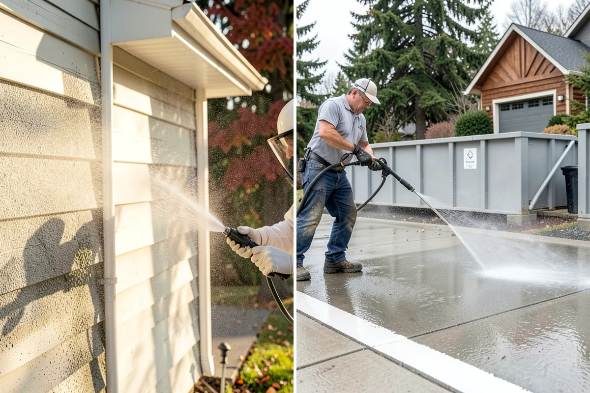 Pre-Sale Exterior Cleaning in Kenmore, King County, WA - Review the listing surfaces most visible to buyers