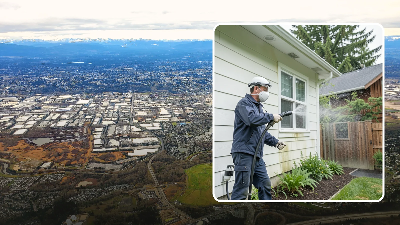 Pre-Sale Exterior Cleaning in Kent, King County, WA - Pre-sale exterior cleaning maximizes curb appeal before listing by removing the algae and grime that make a home look tired in...