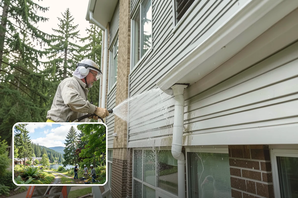 Pre-Sale Exterior Cleaning in Lake Forest Park, King County, WA - Boosts curb appeal right before listing photos and showings
