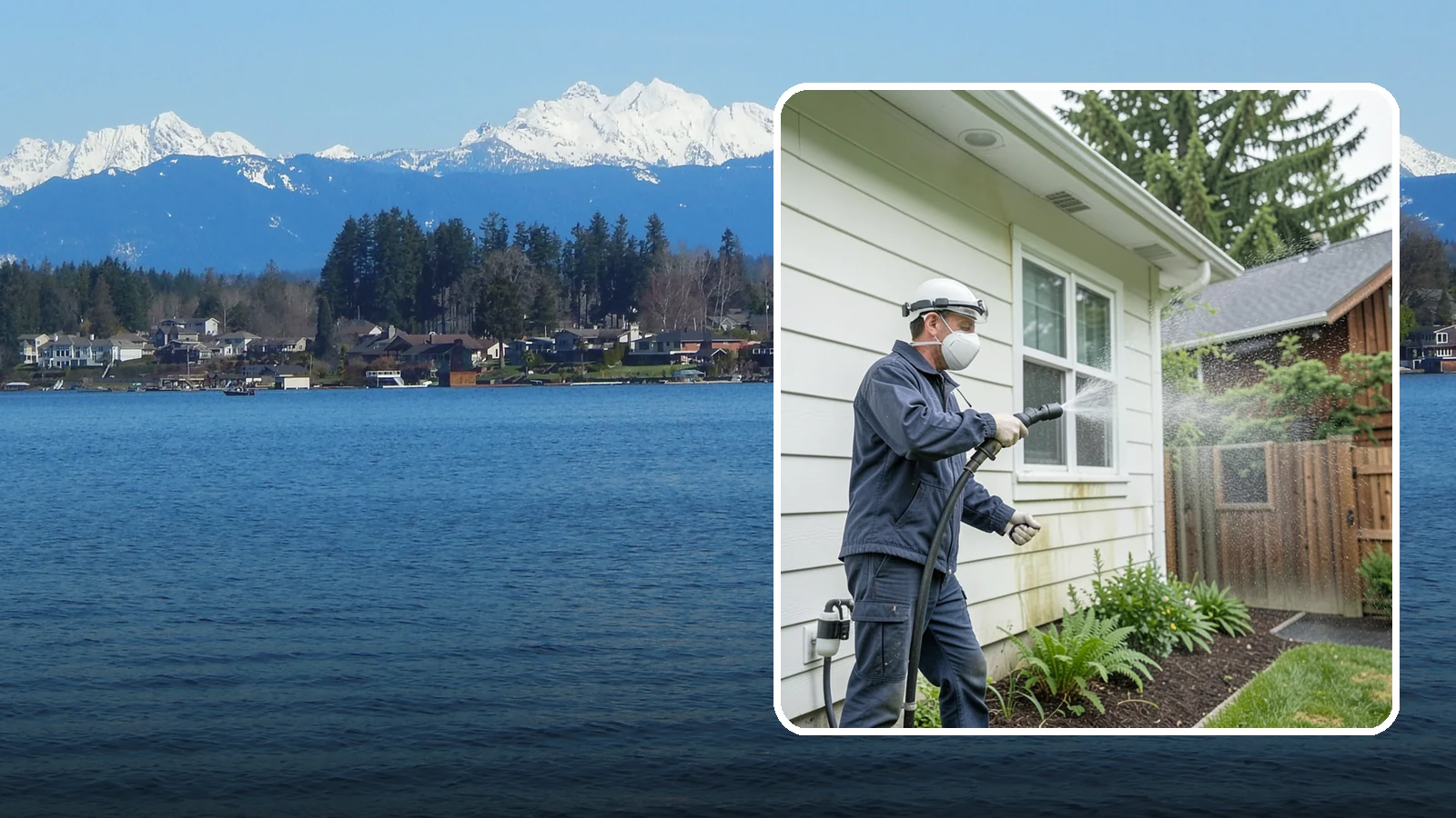 Pre-Sale Exterior Cleaning in Lake Stevens, Snohomish County, WA - Pre-sale exterior cleaning maximizes curb appeal before listing by removing the algae and grime that make a home look tired in...