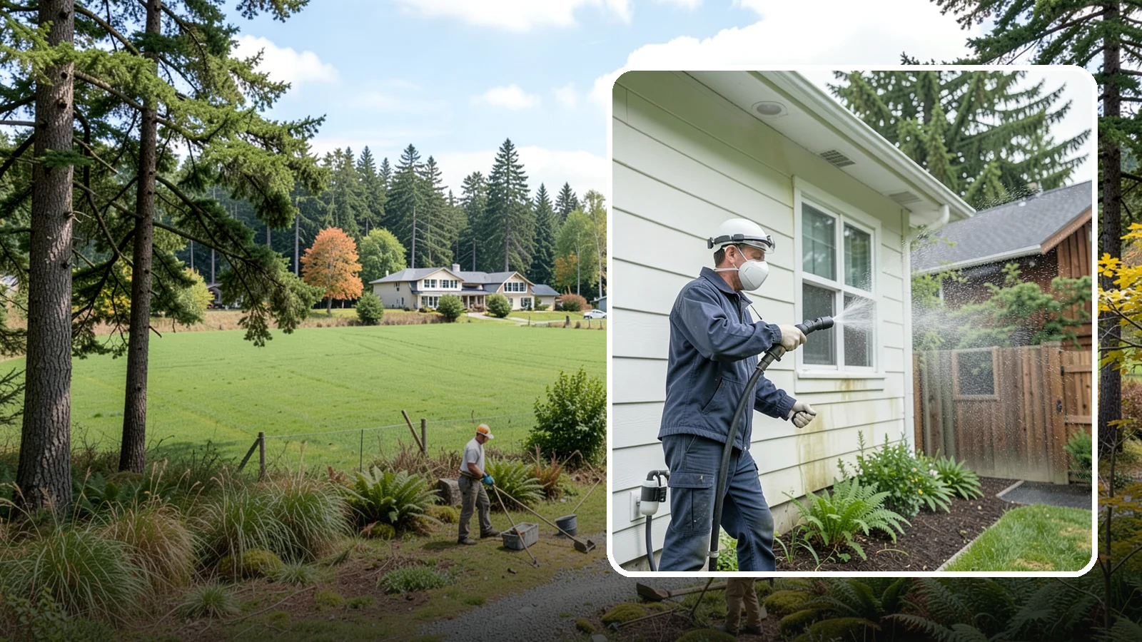 Pre-Sale Exterior Cleaning in Lyman, Skagit County, WA - Pre-sale exterior cleaning maximizes curb appeal before listing by removing the algae and grime that make a home look tired in...